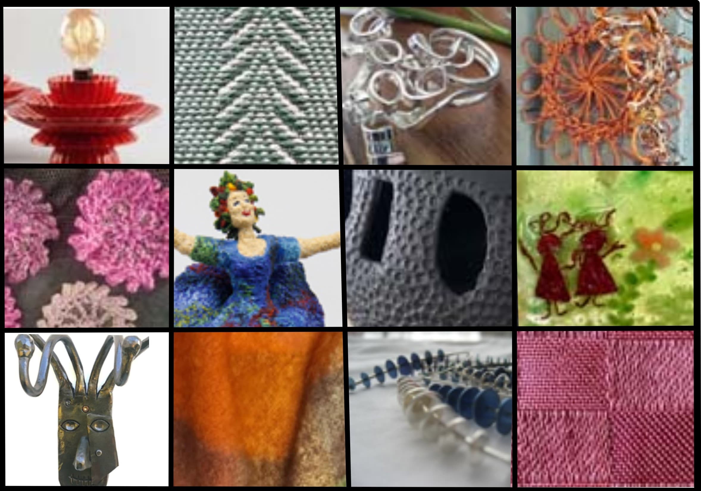 evenemangsbild för Vernissage Lustfyllt Skapande med Sjuhäradsform