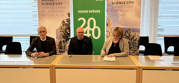 Stort steg mot framtidens Skövde Science City - Jättadalens markanvisningsavtal signerat