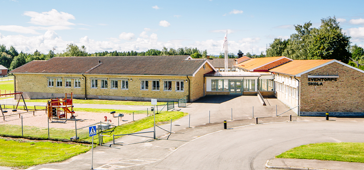 Bild på Sventorps skola.